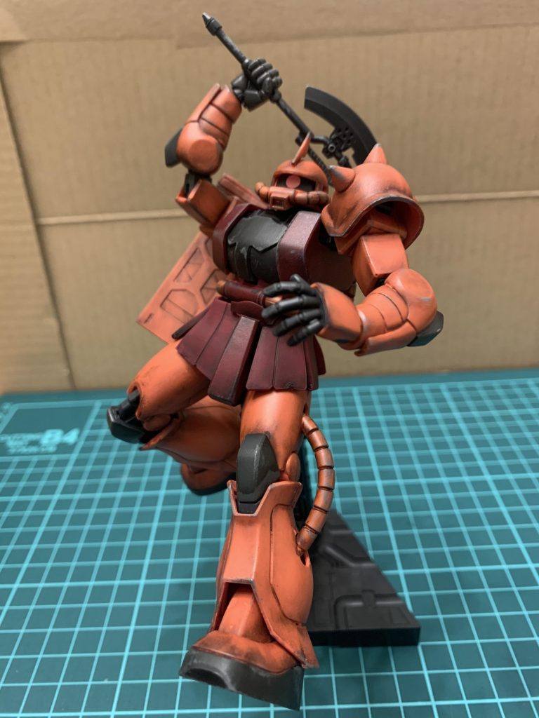 HG シャア専用ザクⅡ–3枚目/制作者：仮性の王(仮)