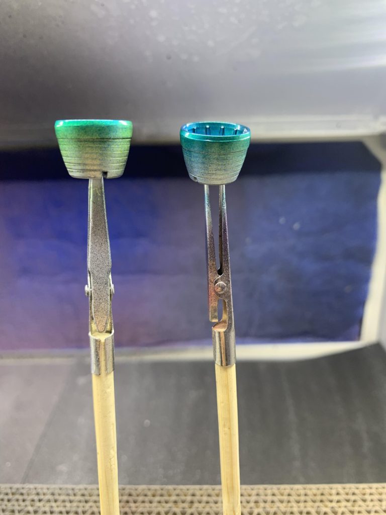 焼き付け表現はもう少し練習必要かな?シルバー→メタリックイエロー→メタリックブルー