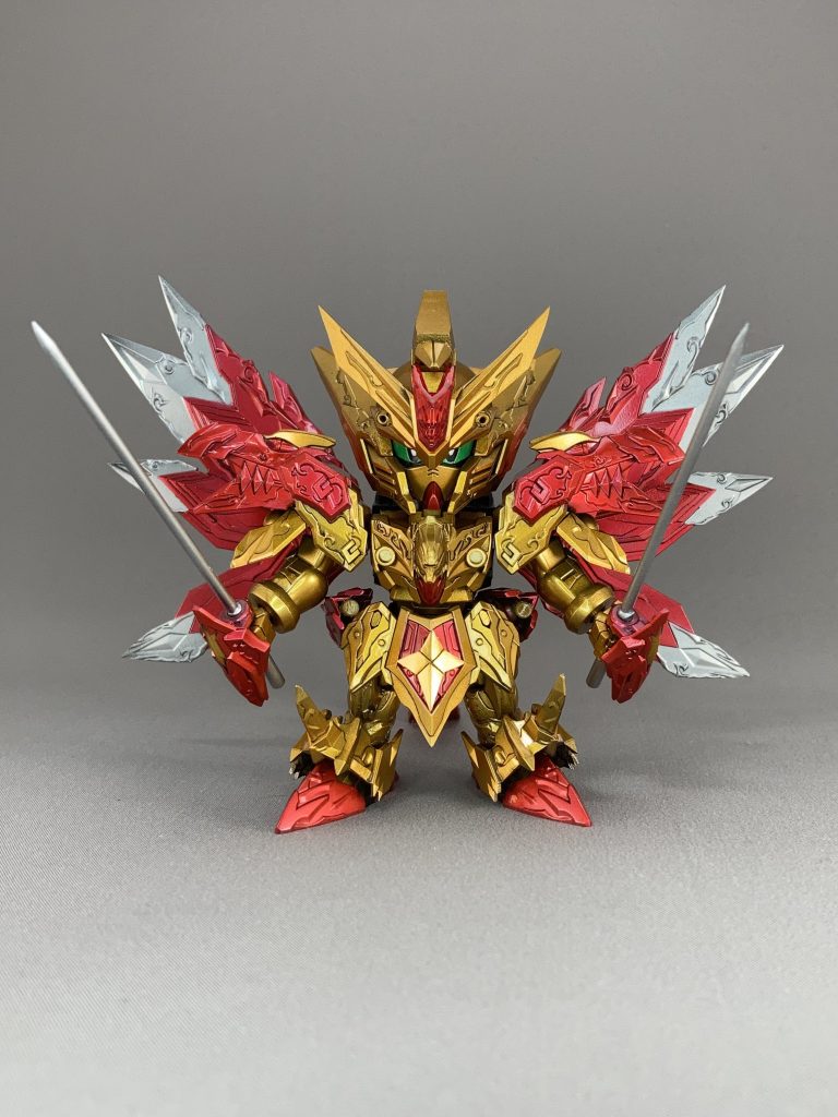 ・ダブルソード刃の部分は、当初余ったツノパーツで考えていましたが、短かったのでランナーにしました。