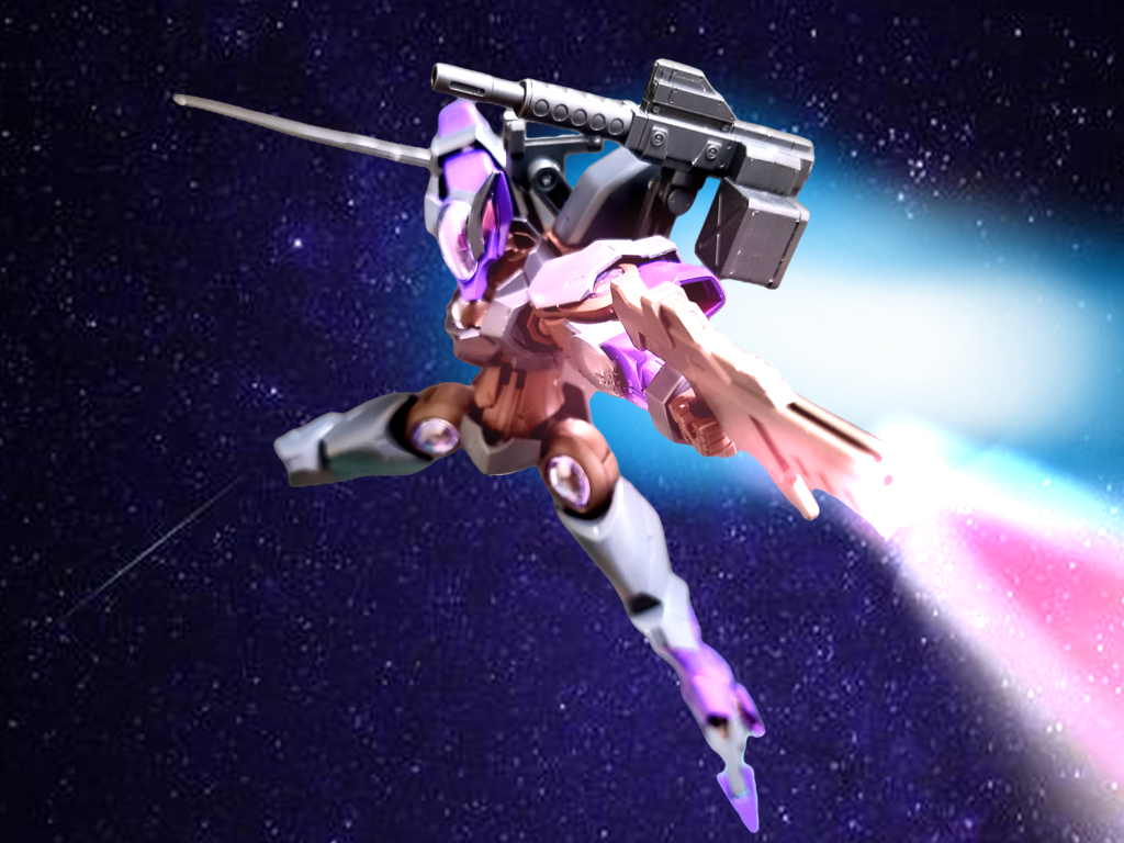 ディランザのビームライフル実戦用になっている