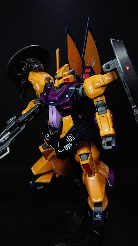 頭部    :ディジェボディ   :ディジェ腰部    :ディジェ肩     :ディランザ腕部    :ディランザ脚部    :ディジェバックパック:ディジェ武装    :ビームトーチ(ディランザ)       ビームライフル(ディランザ)       GNキャノン(アリオス)