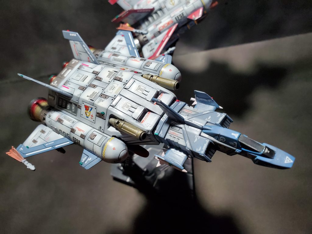 なんちゃってRG…コアブースター☆セイラ機☆スレッガー機–2枚目/制作者：マ～房