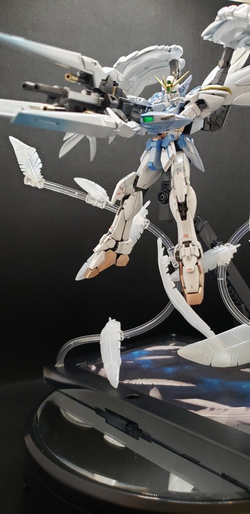 ドライツバーグバスターもシルバーをメインで先端にブルーでグラデーションを入れました。