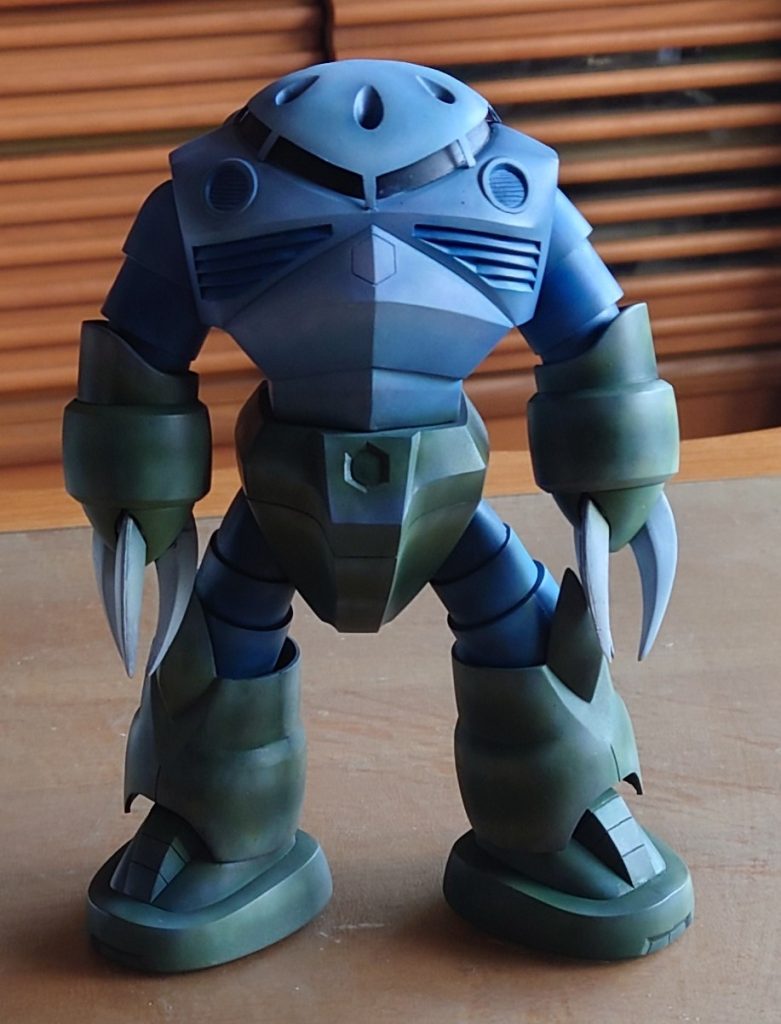 塗装2 クリアブルーにてフィルター塗装3にて仕上げ、つや消しクリアーです