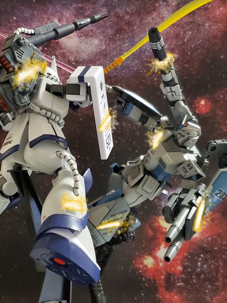 ギリギリで致命傷を回避しながら反撃する激しい攻防戦❕互いに一歩も譲らない互角の戦闘を繰り広げる両者…😔✨