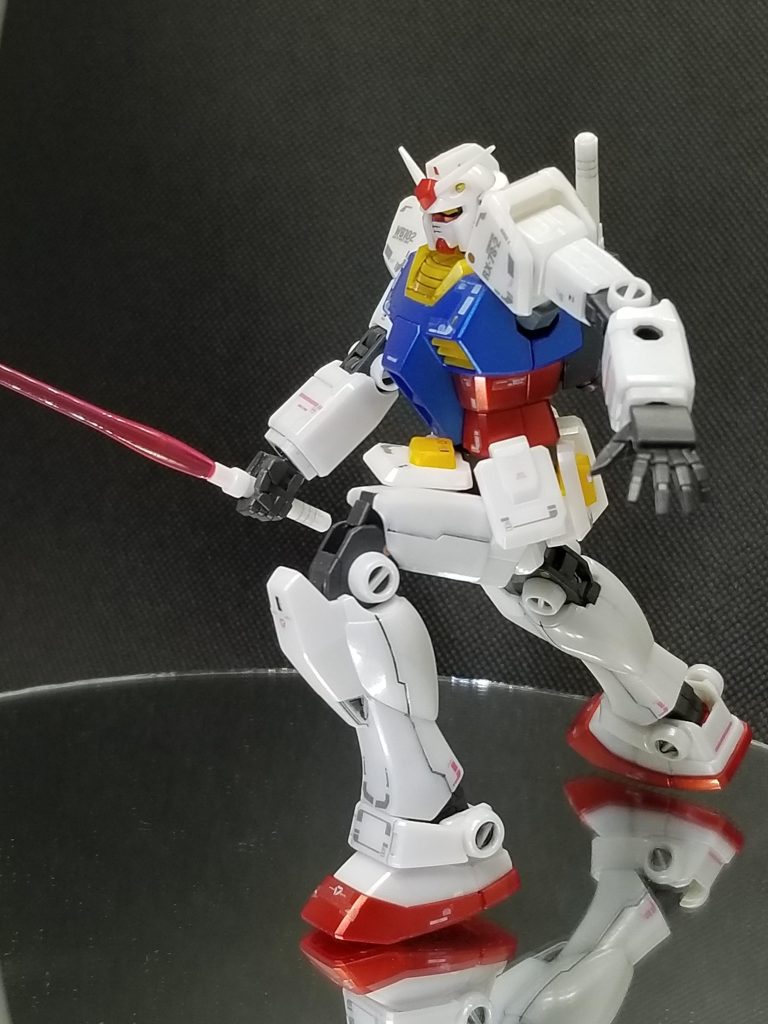 ⑥ビームサーベル装備。平手は表情をつけるのにめっちゃいいパーツですょね～っ👍