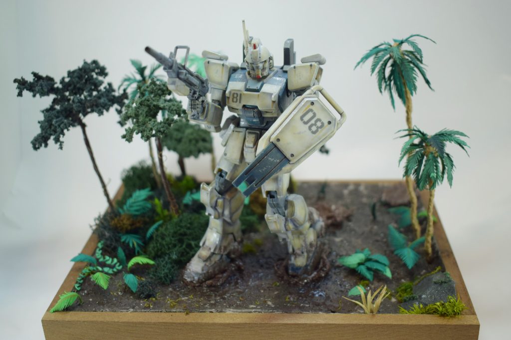 08小隊の舞台でもある東南アジアをイメージして作ってみました。