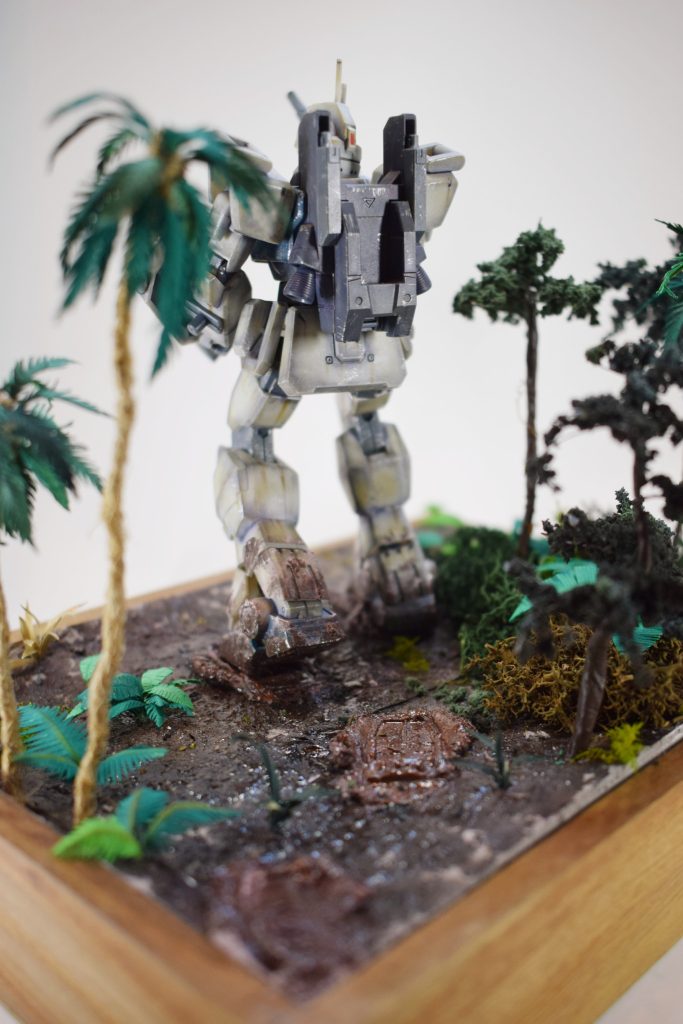 湿地も表現したかったので泥濘と泥表現もしてみました。