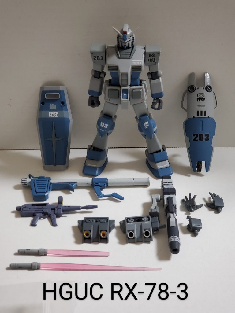 最後は『G-3 ガンダム 前期 中期型セット』でご挨拶です✨いつでも好みの姿に換装出来ます😎✨今回も長い投稿に最後までお付き合い下さり、ありがとうございました~😊🎶