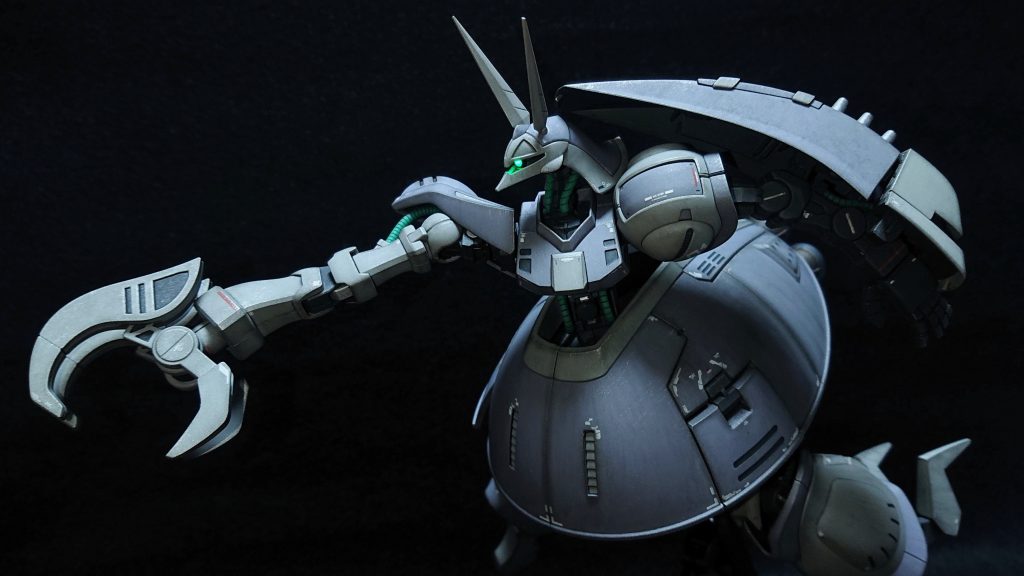 HG 1/144 バウンド・ドック(ゲーツ・キャパ専用機)(部分塗装、電飾、ウェザリング)–8枚目/制作者:Chohnan