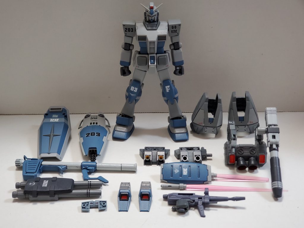 最後は前期~後期型までの3タイプ換装セットでご挨拶です😊✨本日もなが~い投稿、最後までご覧いただきありがとうございました🙇🎵3回にわたるG-3の活躍、楽しんでもらえれば幸いで~す🎶