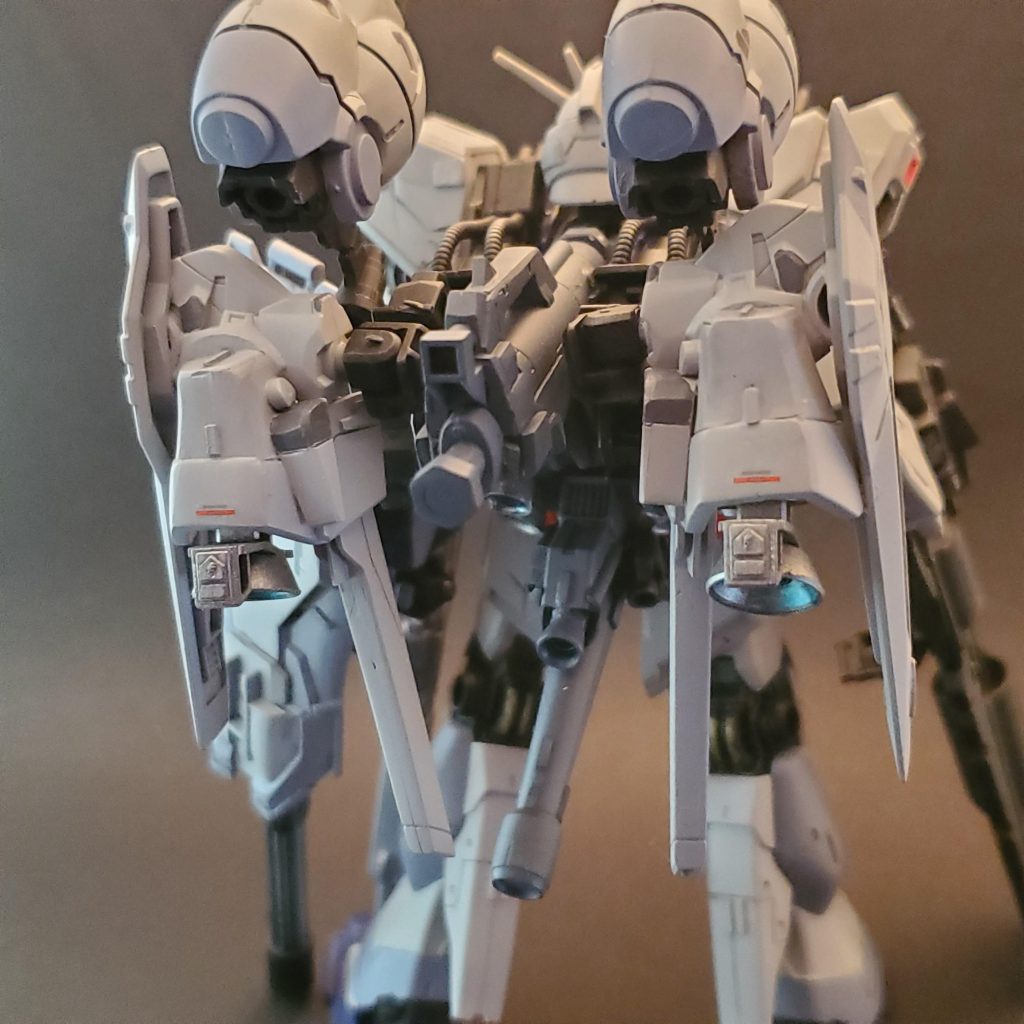 装備増やした分　機動力を落とさないようにバーニア　プロペラントタンクも（ほぼジャンクパーツ）