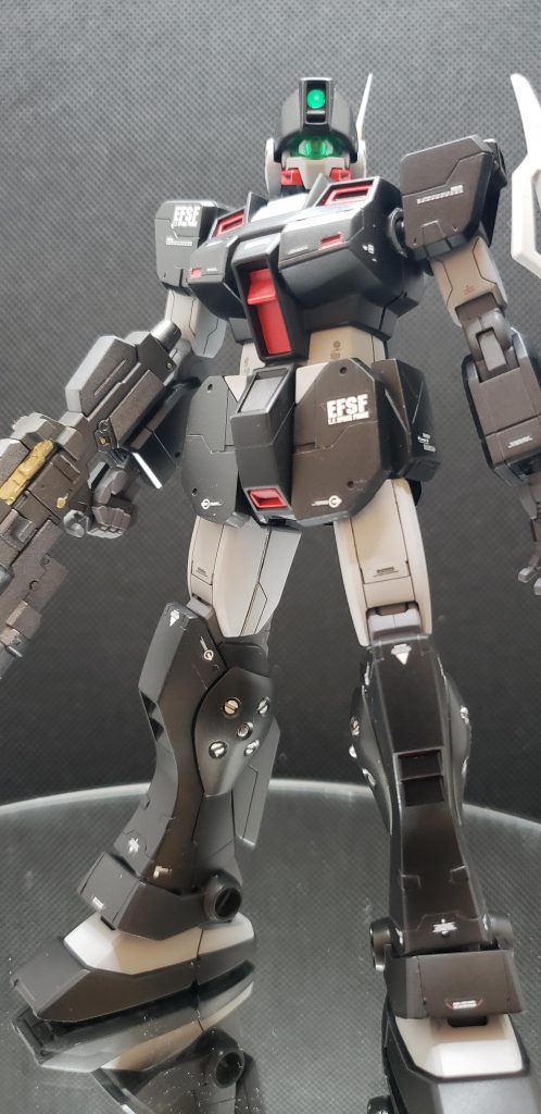 スジ彫り追加で情報量アップふくらはぎのディテールはWAVEのO-ボルトを使用