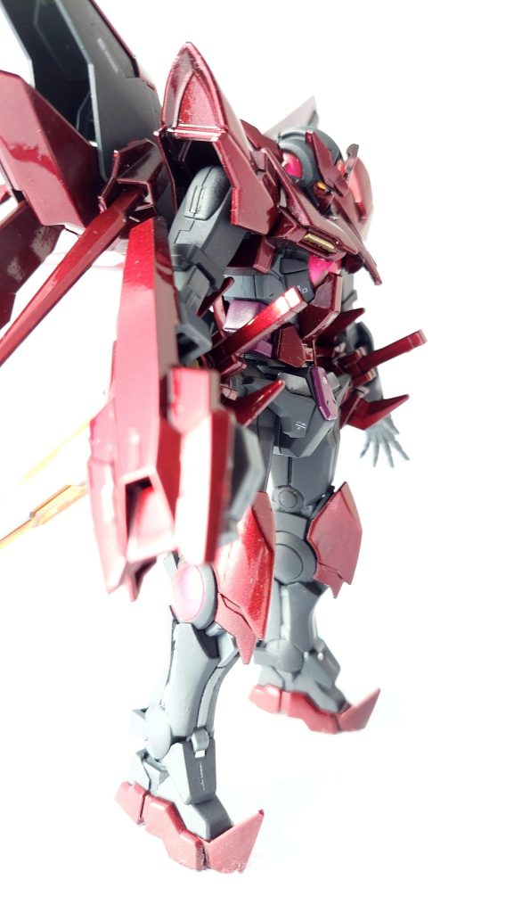 イメージしてたのより暗くなりましたが、ダークマターなのでまあ許容範囲。自分でもキャンディ塗装はできること、色味自体はメタリック塗装の段階で大体決まるのが分かったので次はもっと上手くやれそう。光沢ブラックとメタリックの間にシルバー系統を挟んでやるのがいいかな。