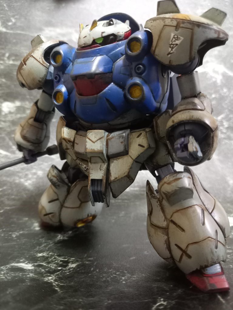 ファレホ筆塗りのウェザリング