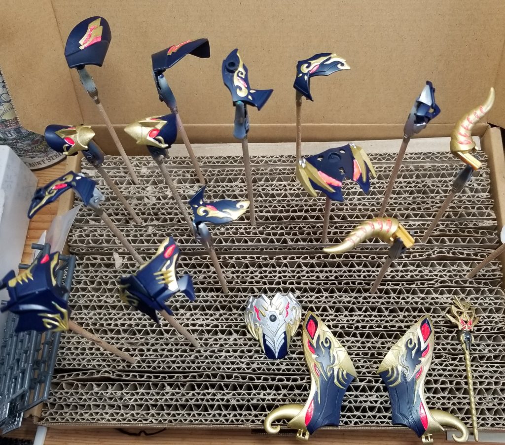 塗り分けがとにかく大変(^_^;)これを、綺麗に塗り分けてる人たち‼️あんたら、天才か変人か、どっちかだよ❗