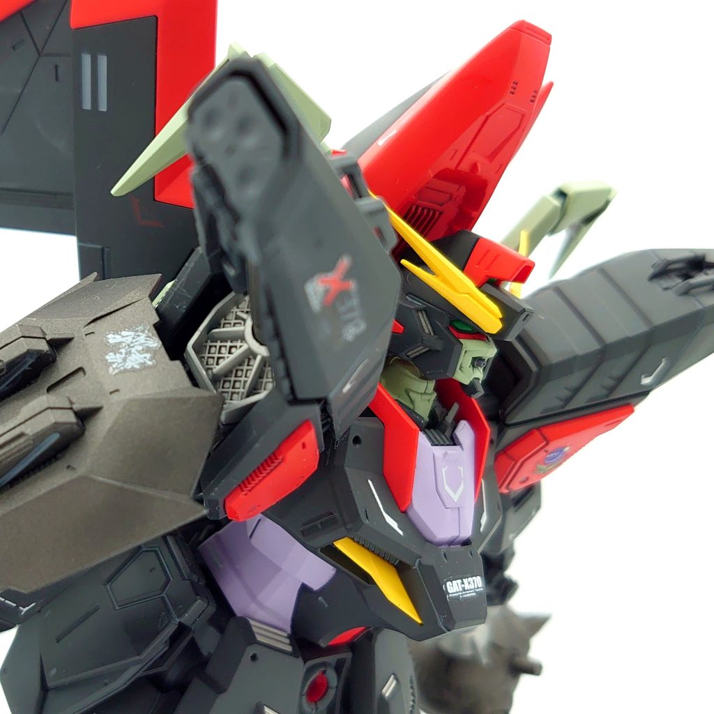 カラーレシピ黒：ミッドナイトブルー赤：モンザレッド紫：バーチャロンパープル黄：ギアライエロー緑：MSグリーン銀：スターブライトジュラルミン防盾砲・ミョルニル：ダークアイアン灰色：メカサフヘビー