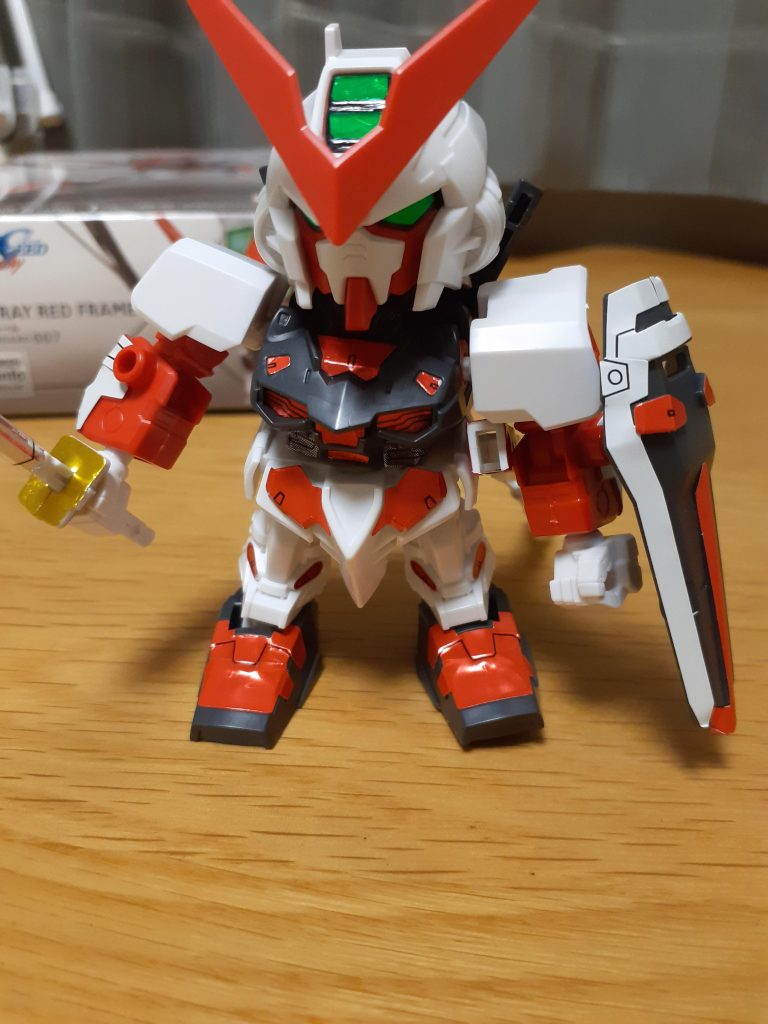 正面。ほとんどシールだったけどかっこいい！