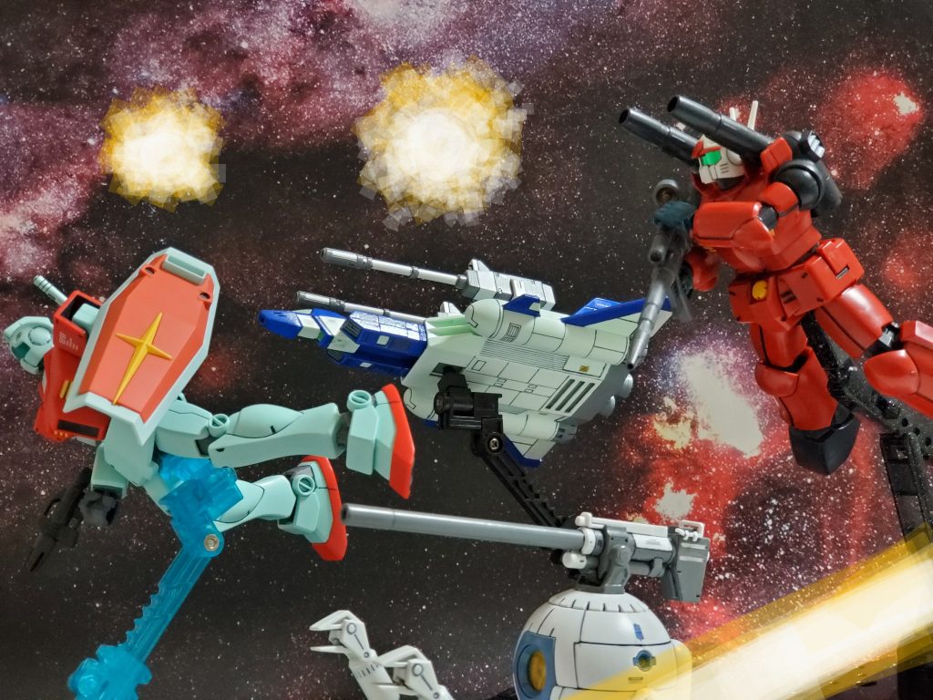 宇宙世紀0079年12月❗宇宙での反抗作戦『星一号⭐作戦』が開始された👊第６艦隊の任務はサイド1残骸でソーラシステムを展開するティアンム艦隊の防衛である…😔✨無数のMSがソロモン海に羽ばたく……🕊️✨