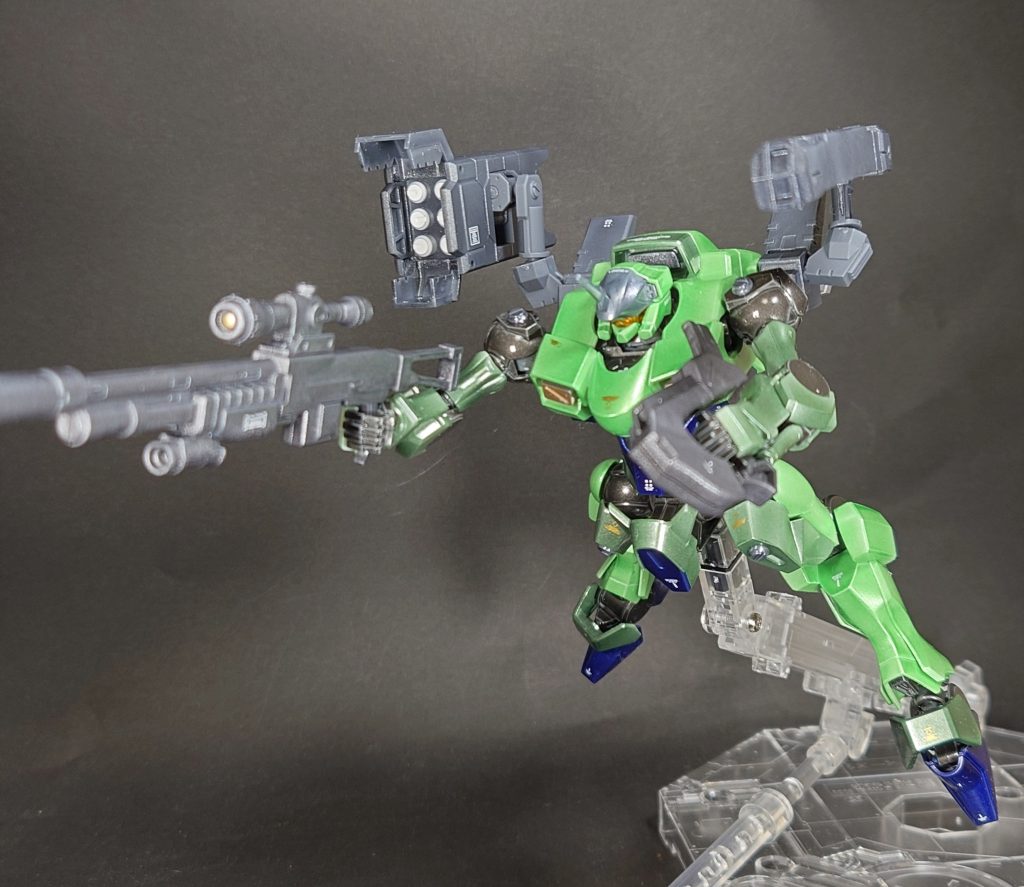 追加武装はコトブキヤさんのアイテムを使っています。