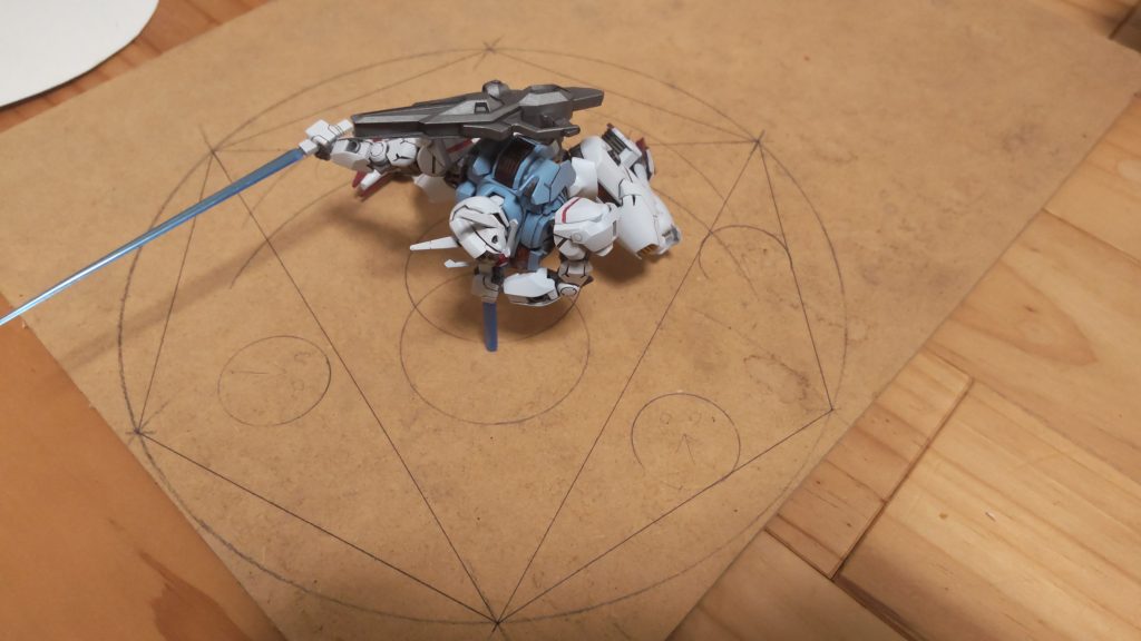 コンパスと定規で立ち位置構成