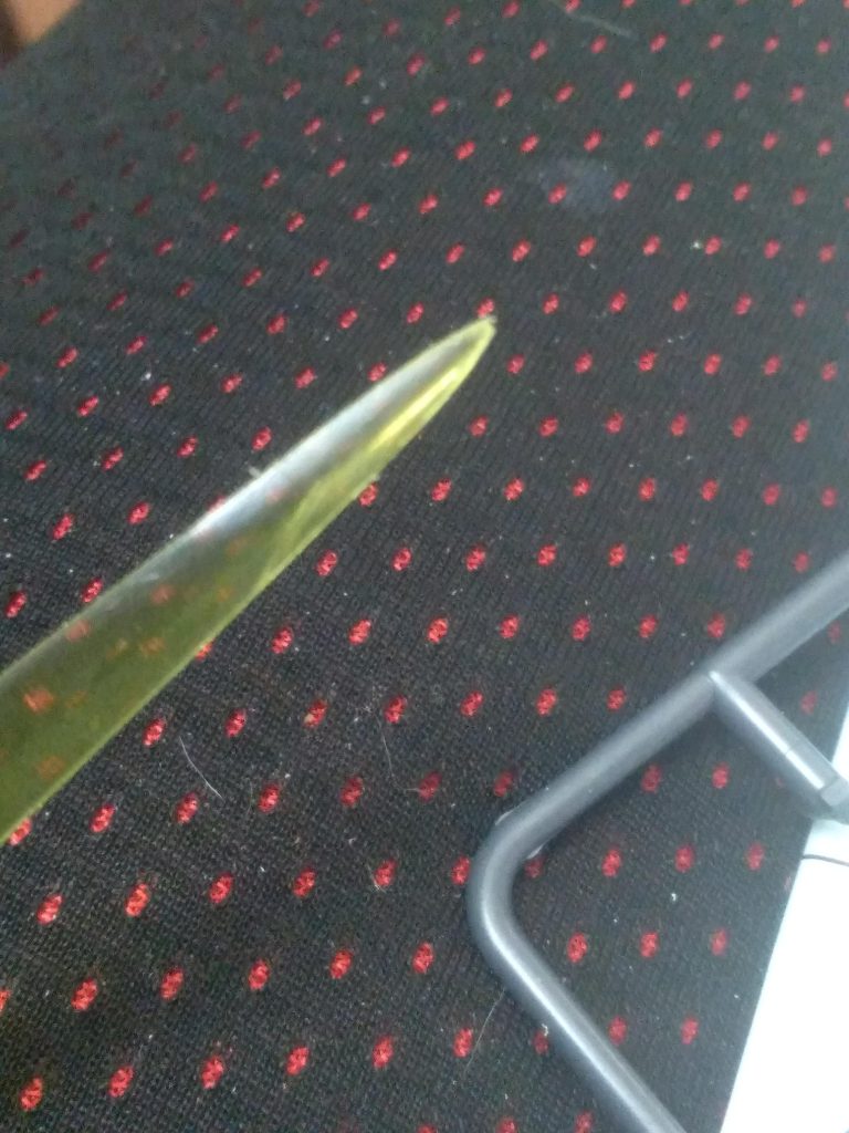 I also sharpened the beam effect for the sword. 