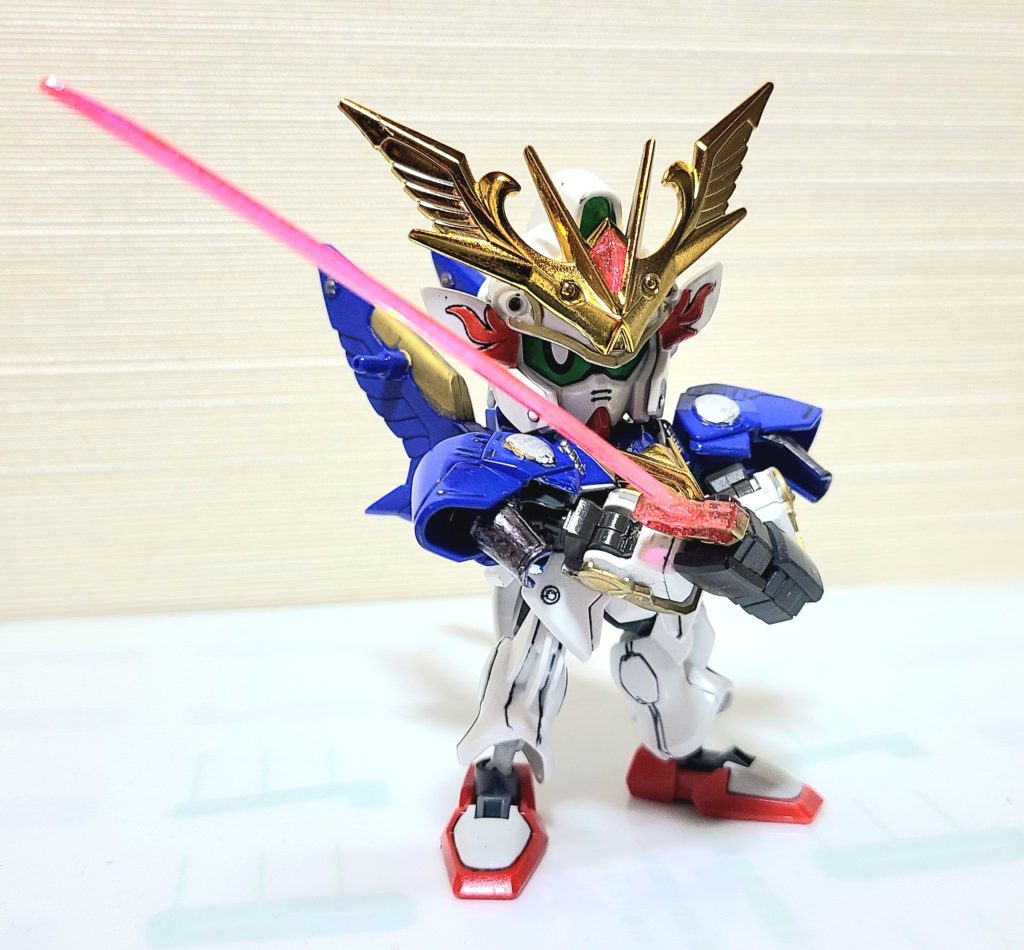 いろいろできるようになったものの一つSDガンダムで武装の両手持ちができるようになっています