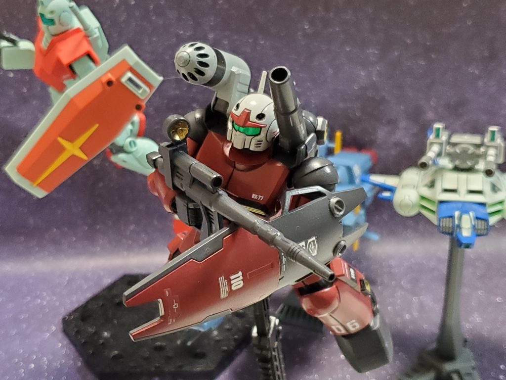 宇宙要塞ソロモン攻略に勝利した連邦軍は最終目標『宇宙要塞ア・バオア・クー』へ…🌠進軍中にジオンのソーラ・レイの攻撃でレビル将軍をはじめ、多大な戦力を失った連邦軍💦ダグラス・ベーダー中将はレビル将軍に代わり全軍を指揮✨自らの第6艦隊とコーウェン将軍の第7艦隊でNフィールドへの先鋒を務め作戦を開始した💥第6艦隊はNフィールド宙域で恐るべき黒いMSの攻撃で甚大な被害を受けたが、シャルル・キッシンガム中尉の活躍によりこれを突破😊💦(※26作品目ケンプファーN参照)そして、混戦するア・バオア・クー防空ラインに突入凸した❕