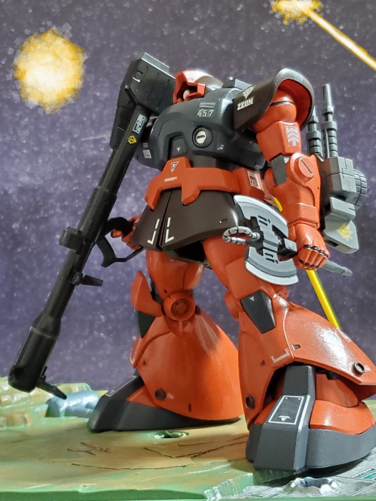 いよいよ連邦軍の宇宙要塞ア・バオア・クーへの攻撃が開始された❗ハザード中佐はNフィールドに侵入してきた連邦部隊殲滅のため出撃~👊✨