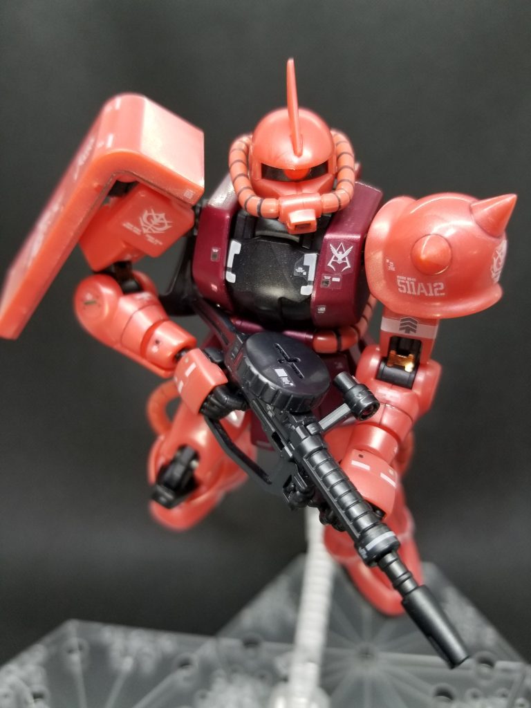 ザクマシンガン装備で出撃イメージ。