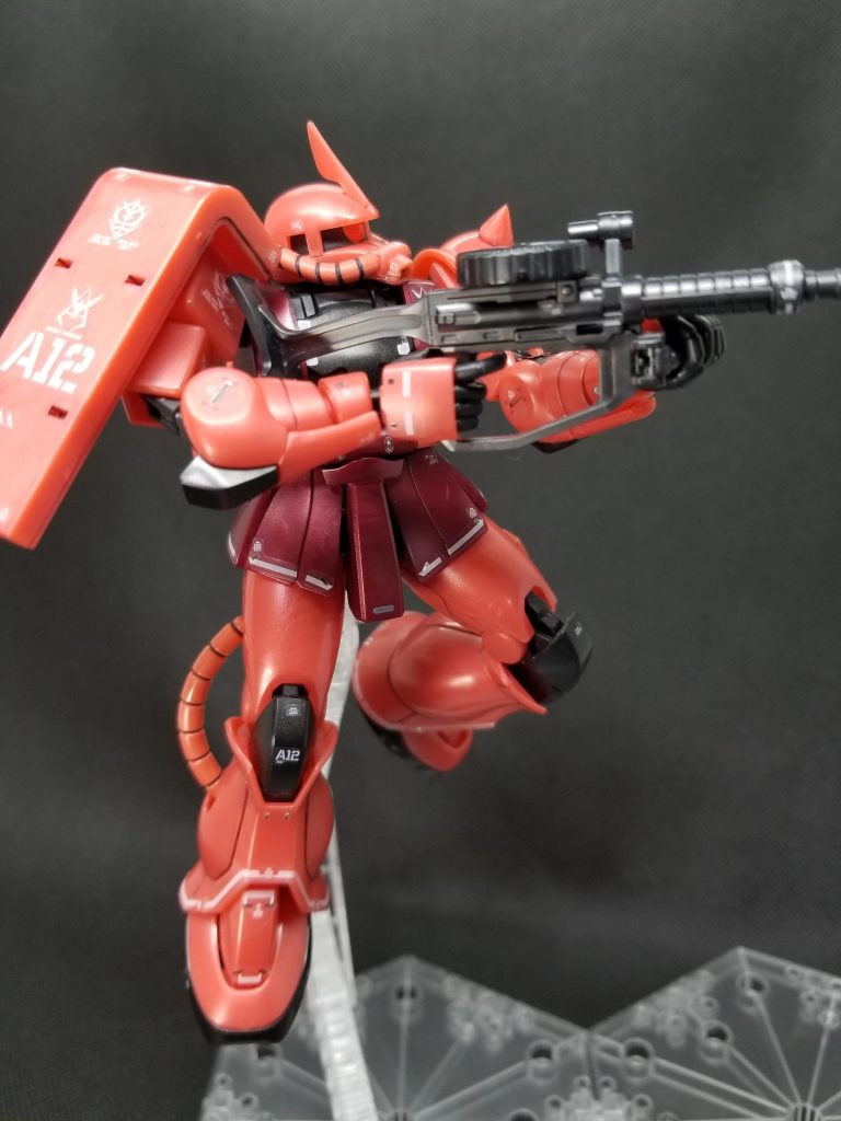 ザクマシンガンで攻撃イメージ(宇宙)。