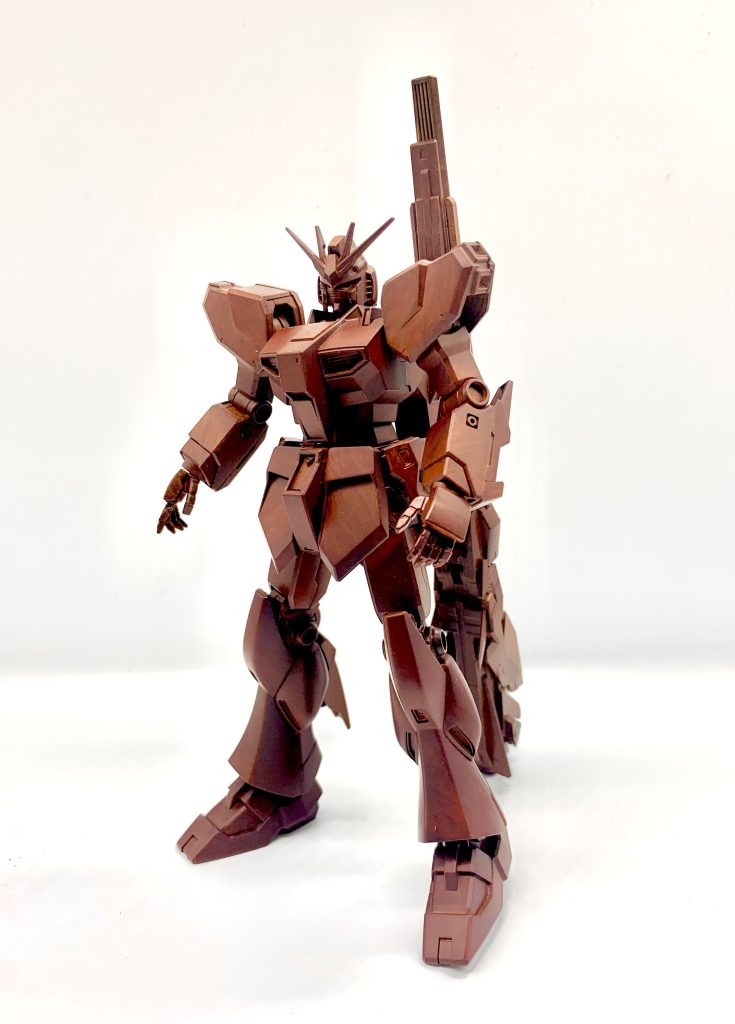 Rx93ffνガンダム木目塗装–3枚目/制作者：Lieeze