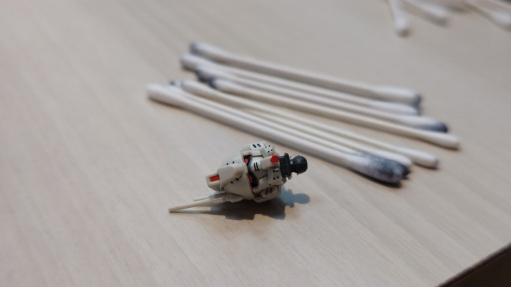 タミヤエナメル塗料で初めてスミ入れした!という方が感激してました!Ez-8です!