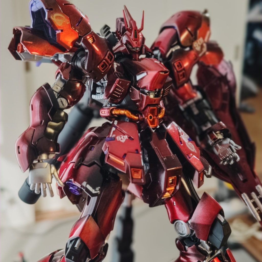 RGサザビー キャンディー塗装｜かつらくさんのガンプラ作品｜GUNSTA（ガンスタ）