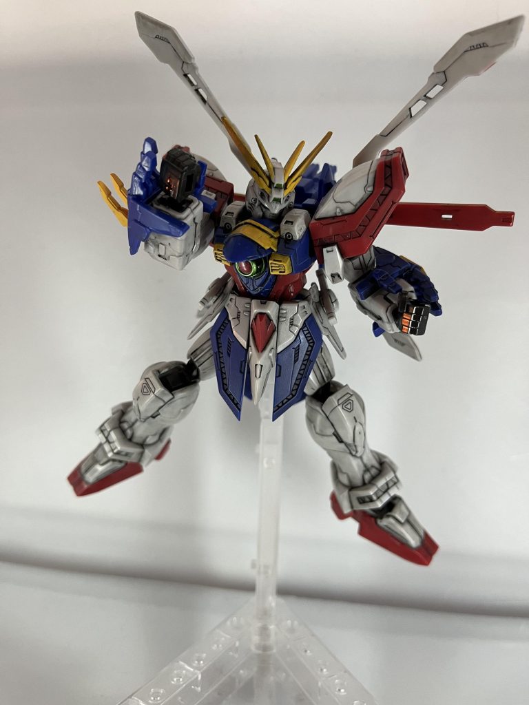 俺のこの手が真っ赤に燃える!勝利を掴めと轟き叫ぶ!