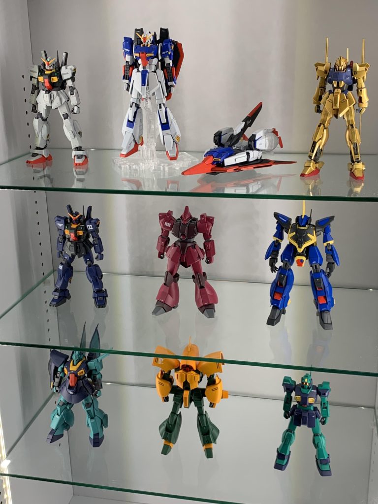 ここまでご覧いただき、ありがとうございました!ゼータガンダムへの愛で作りました!アニメに登場するゼータMSをほぼ全て制作し、棚に並べる「ソルティー・Zの棚計画」をTwitterにて進行中です!また見てください!