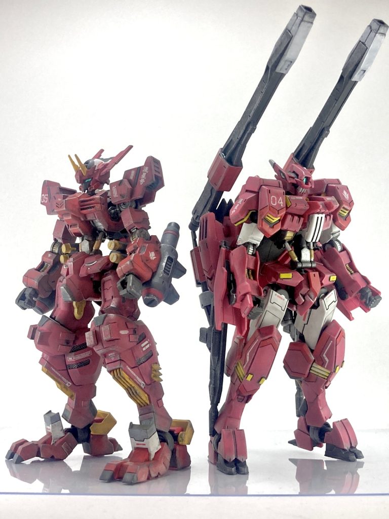 以前に作った四代目と並べました( *´꒳`*)