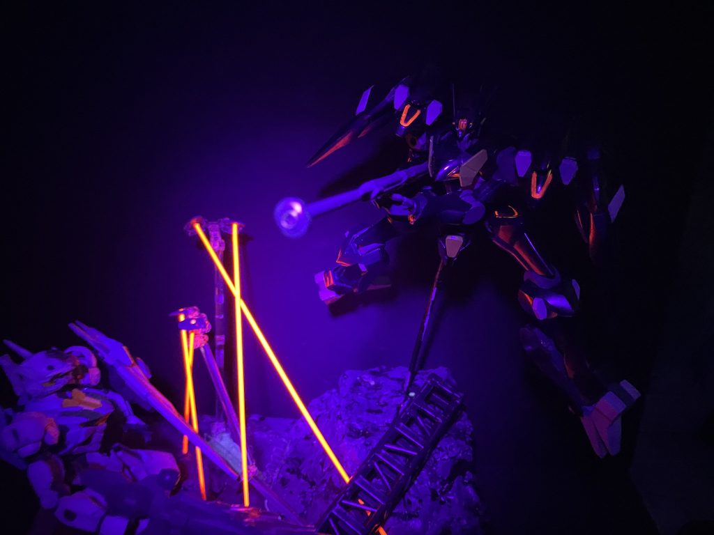 ガンダムファラクトVSガンダムエアリアル–2枚目/制作者：M.sen