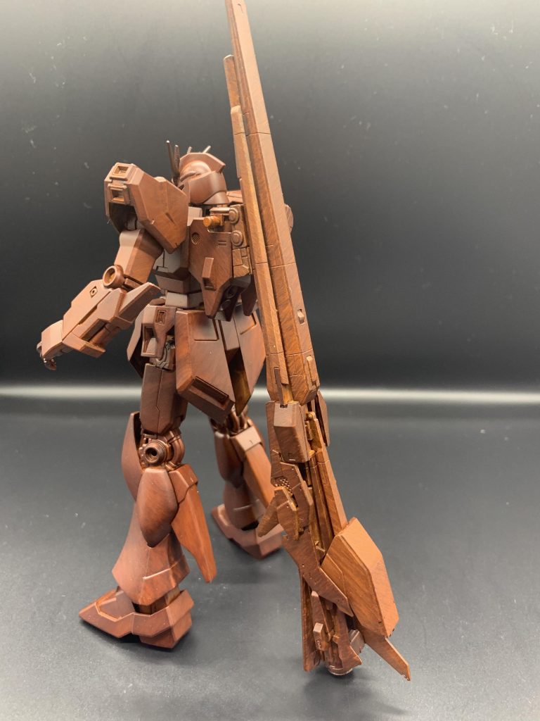 Rx93ffνガンダム木目塗装–5枚目/制作者：Lieeze