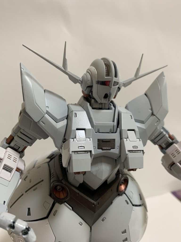 白を強調したいので墨入れ、デカールは無しです。