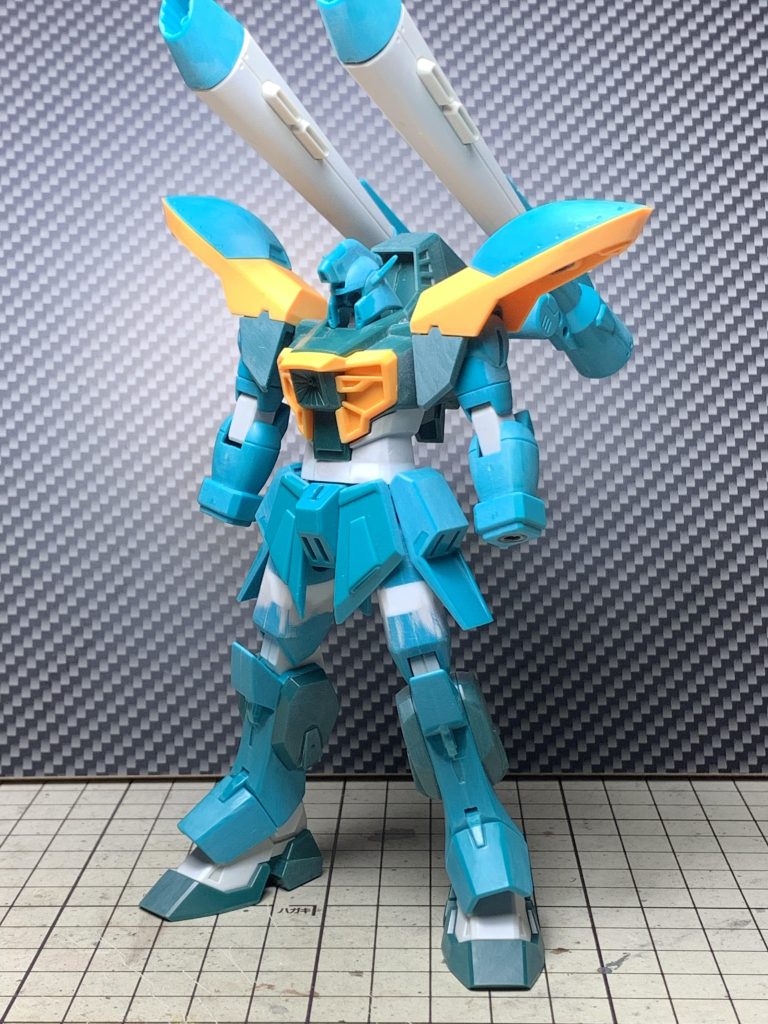 この写真でどのくらい延長したのか分かると思います。