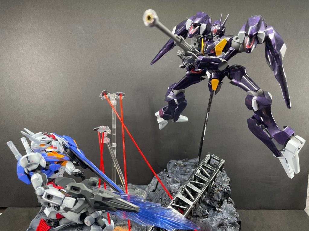 ガンダムファラクトVSガンダムエアリアル–7枚目/制作者：M.sen