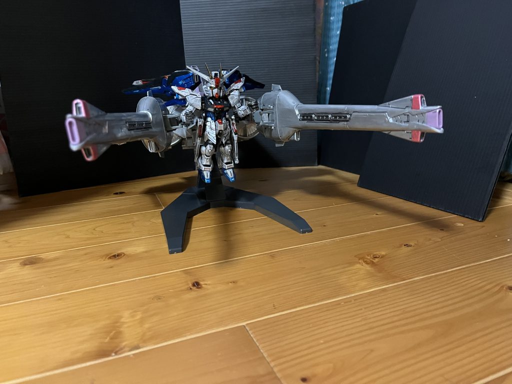 ＳＤMGフリーガンダム＋HGミーティア–2枚目/制作者：アッキー