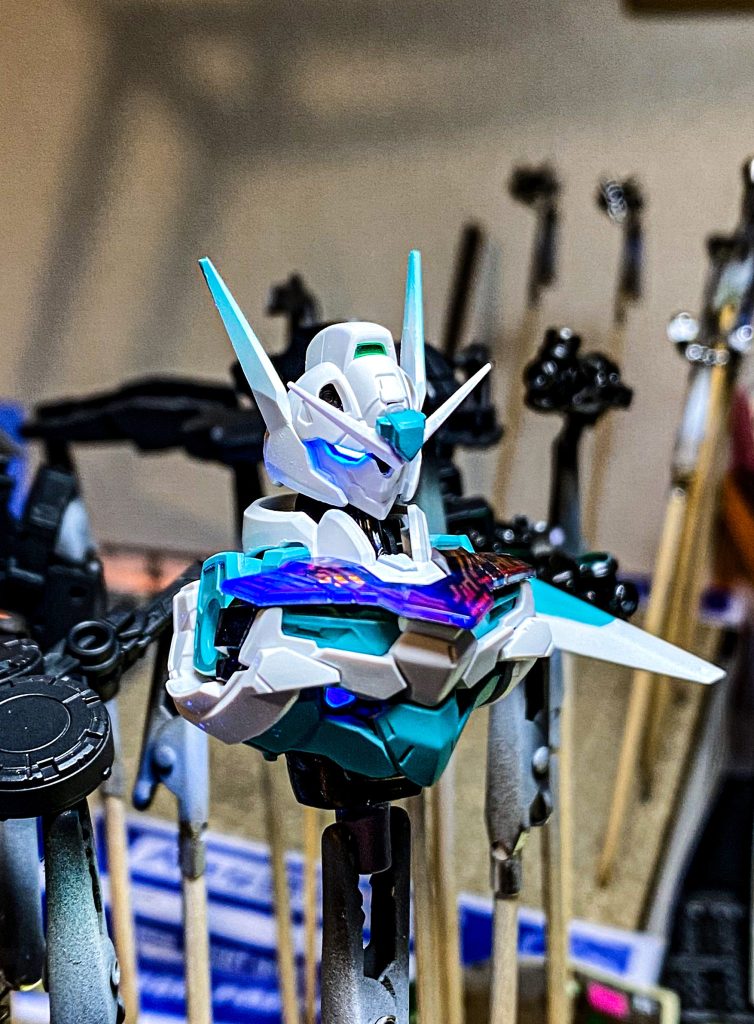 蛍光塗料も使ってみました。びこん