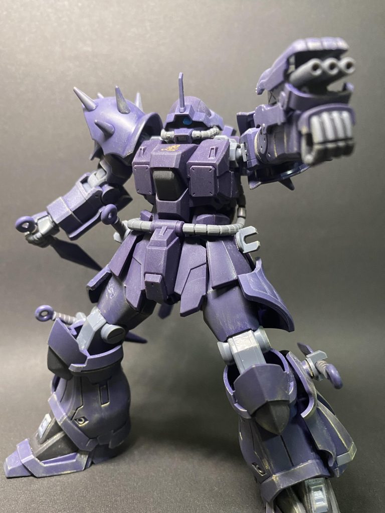 ガトリングも白兵戦用機体ならではの装備でとても好きです！