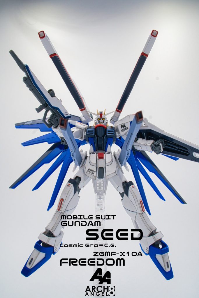 ZGMF-X10A_フリーダム_HG–4枚目/制作者：おすぎ