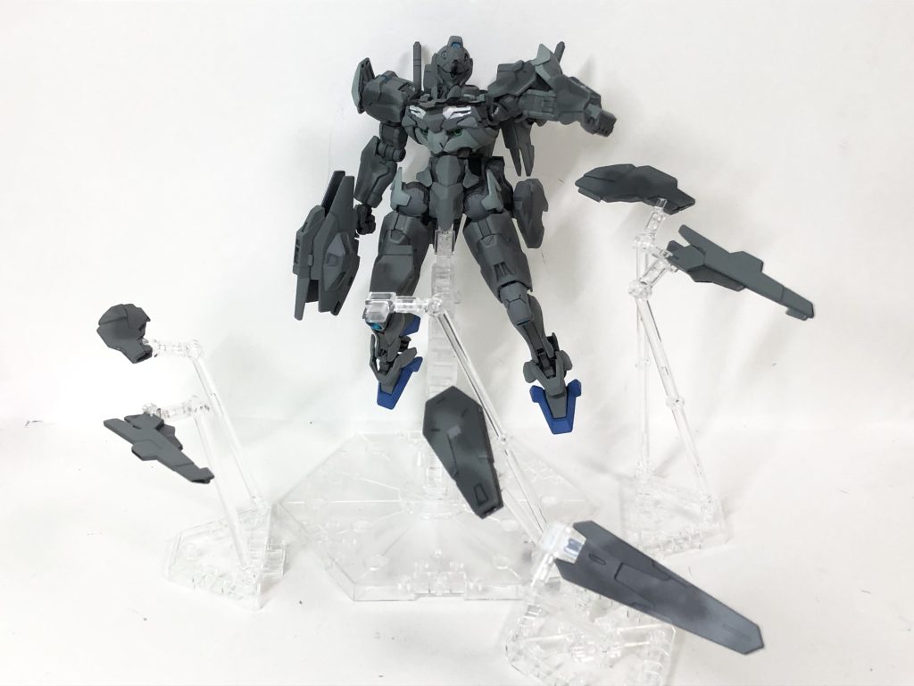 ガンビット展開！攻防一体のシールド！専用のベースを使って並べると映えますね！