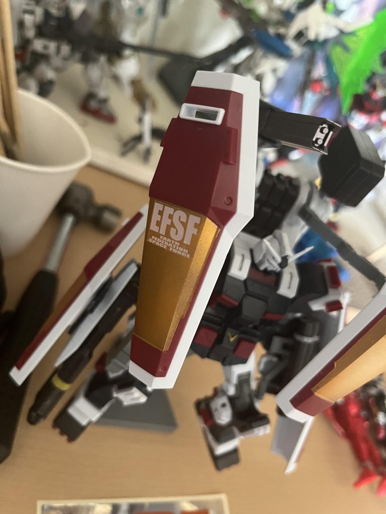 シールドはメタリックオレンジで綺麗に仕上げました！