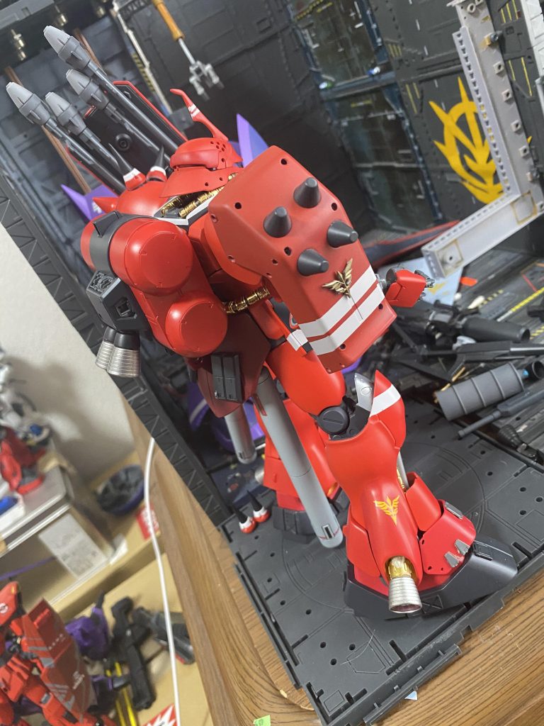 AE&NEO ZEON 袖付き部隊格納庫ジオラマ♪ MG AMS-119C ギラドーガ フル•フロンタル大佐カスタム専用機カラーver. オリジナルカラーver.–3枚目/制作者:SINANJU