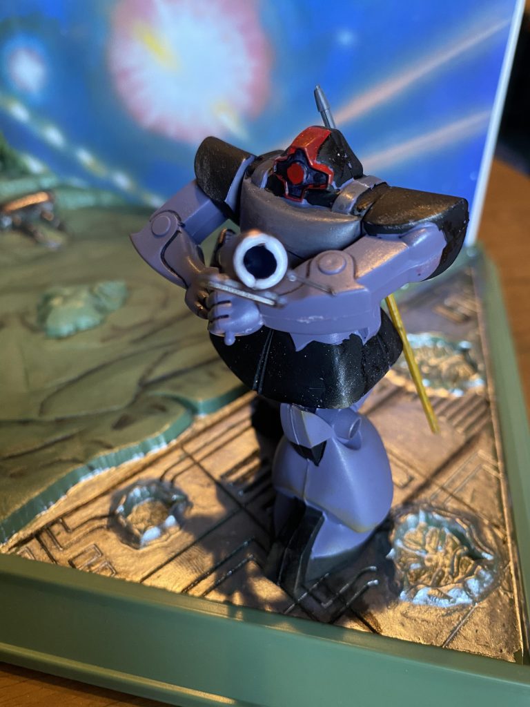 ドムにハズレなしです。成形色も活かして塗装しました。